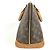 Borsa Tote Louis Vuitton Monogram Alma Marrone - vista 3