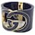 Bracciale rigido Interlocking Gucci D'oro Blu navy  - vista 1
