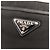 Borsa a tracolla Prada Re-Nylon con placca logo Triangle in pelle Saffiano Nero - vista 12