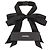 Fiocco a nastro in seta Chanel Coco Mark Nero - vista 13