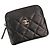 Monedero Chanel de piel de becerro granulado negro