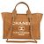 Borsa Tote CHANEL Deauville MM Beige - vista 2