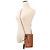 Borsa a tracolla in pelle Loewe Anagram Dice Pocket Marrone - vista 12