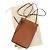 Borsa a tracolla in pelle Loewe Anagram Dice Pocket Marrone - vista 13