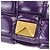 Borsa a tracolla Bottega Veneta Padded Cassette Intrecciato Porpora - vista 11