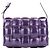 Borsa a tracolla Bottega Veneta Padded Cassette Intrecciato Porpora - vista 2