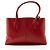 Tod's D-Styling kleiner Tote aus glattem Leder Rot - Ansicht 3