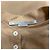 Stella Mc Cartney Camicetta Stella McCartney con collo mandarino in seta beige - vista 4