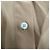 Stella Mc Cartney Camicetta Stella McCartney con collo mandarino in seta beige - vista 7