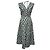 Abito midi Max Mara con stampa geometrica in cotone multicolore
