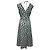 Abito midi Max Mara con stampa geometrica in cotone multicolore - vista 3