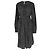Abito midi in seta nera a pois Isabel Marant Nero
