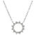 Pendente Open Circle Tiffany & Co. in platino con diamanti Mini Argento - vista 2