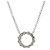 Pendente Open Circle Tiffany & Co. in platino con diamanti Mini Argento - vista 3