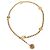 Cintura Chanel CC Logo Coin Oro D'oro Metallico