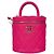Chanel Top Handle Coco in pelle di vitello caviar Vanity Crossbody Rosa