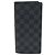 Louis Vuitton Portafoglio lungo Brazza in tela Damier Graphite Grigio