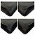 Clutch in pelle Louis Vuitton Taiga Selenga Nero - vista 4