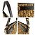 Borsa a tracolla Dior Trotter in tela e pelle Marrone Beige - vista 5