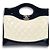 Chanel Two-tone Mini 31 Tasche Schwarz Weiß Leder
