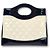 Chanel Two-tone Mini 31 Tasche Schwarz Weiß Leder - Ansicht 2