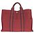 Hermès Borsa Tote Hermes Canvas Fourre-Tout MM Rosso