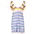 Mini abito a righe Missoni Mare in viscosa multicolore - vista 4