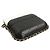 Chanel Mini borsa a tracolla della serie Black Gold-tone Around Chain Nero - vista 4
