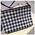 Céline Borsa a tracolla Celine Trio Gingham in pelle blu e bianca - vista 9