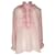 Camicia con volant in seta rosa Prada  - vista 2