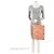 Gabrielle Tote Chanel Vintage Canvas Coco Logo Rosa - vista 5