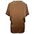 Max Mara Rebecca Jersey T-Shirt in Braun Viscose - Ansicht 3