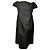 Abito midi Jil Sander in seta nera Nero