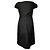 Abito midi Jil Sander in seta nera Nero - vista 3