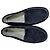 Mocassini Manolo Blahnik in scamosciato blu navy - vista 5