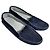 Mocassini Manolo Blahnik in scamosciato blu navy - vista 6