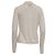 Reformation Polo-Pullover aus cremefarbener Merinowolle Weiß Roh - Ansicht 4