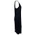 Abito midi vintage Alexander McQueen con scollo a cuore in viscosa nera Nero - vista 2