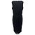 Abito midi vintage Alexander McQueen con scollo a cuore in viscosa nera Nero - vista 4
