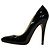 Décolleté Jimmy Choo in vernice nera Nero - vista 4