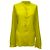Stella Mc Cartney Camicetta Stella McCartney con collo mandarino in seta gialla Giallo