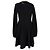 Emilio Pucci Langarm-Mini Kleid in Schwarz aus Polyester Mehrfarben