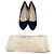 Décolleté con plateau Jimmy Choo in scamosciato blu - vista 12