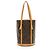 Louis Vuitton Vintage Monogram Canvas Bucket GM Tote Beutel Braun - Ansicht 3