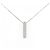 Autre Marque Collana di Diamanti PT900 PT850 Argento