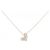 Autre Marque Collana in oro rosa K10 e diamanti