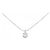 Autre Marque Collana con Diamanti Pt900 Pt850 Argento