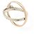 Autre Marque Anello in oro bianco e oro rosa 750 con diamanti D'oro - vista 4