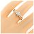 Autre Marque Anello in oro bianco e oro rosa 750 con diamanti D'oro - vista 5