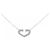 Collana Cartier C Heart 750 Oro Bianco Argento
